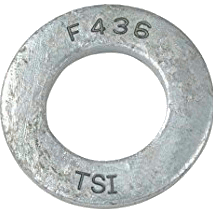 STRUCTURAL WASHERS 2 1/2'' HOT DIPPED GALVANIZED GRADE F436 | STRUCTURAL WASHERS