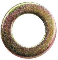 WASHERS M10 YELLOW ZINC STEEL CASE HARDENED GRADE 125HB 200 | WASHERS USS-SAE-FENDER