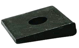SQUARE BEVELED WASHERS M10 PLAIN STEEL | SQUARE BEVELED WASHERS