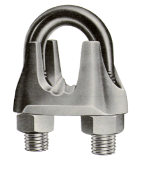 WIRE ROPE CLIPS 3/8" STAINLESS STEEL 316 | Wire Rope Clips