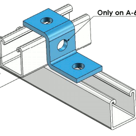 Z Shape Angle 1'' Zinc | General Strut Fittings